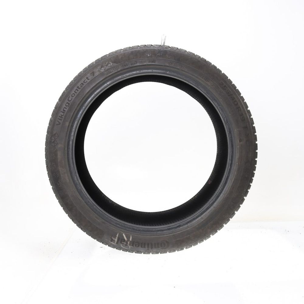 Set of (2) Used 255/40R19 Continental VikingContact 7 100T - 8-8.5/32 - Image 3