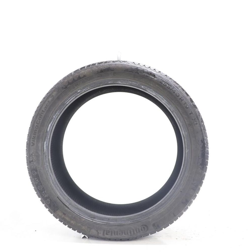 Set of (2) Used 255/40R19 Continental VikingContact 7 100T - 8-8.5/32 - Image 6