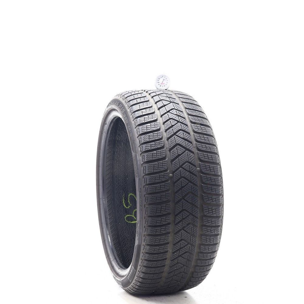 Set of (2) Used 255/35R19 Pirelli Winter Sottozero 3 J 96H - 7-8/32 - Image 4