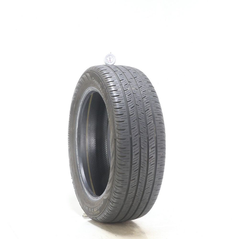 Set of (4) Used 215/55R18 Continental ContiProContact 94H - 6.5-7/32 - Image 1