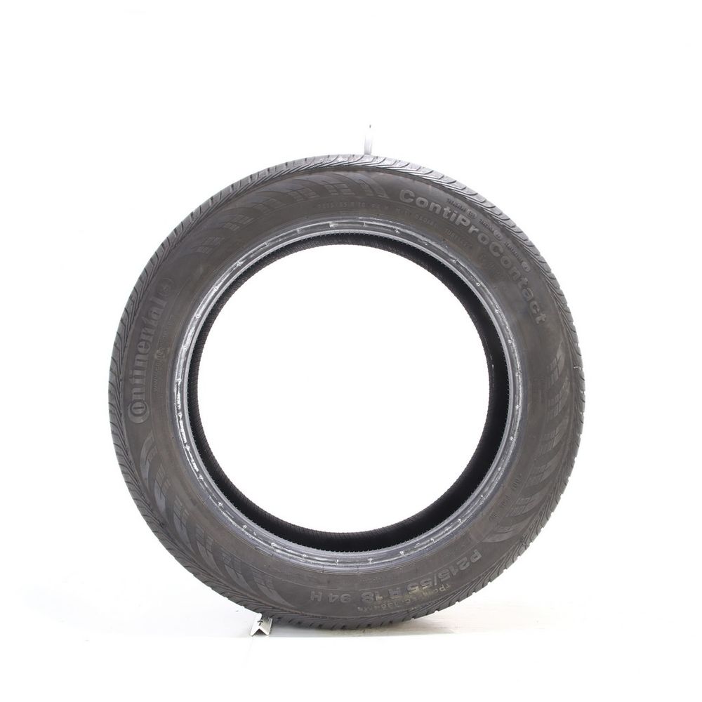 Set of (4) Used 215/55R18 Continental ContiProContact 94H - 6.5-7/32 - Image 3