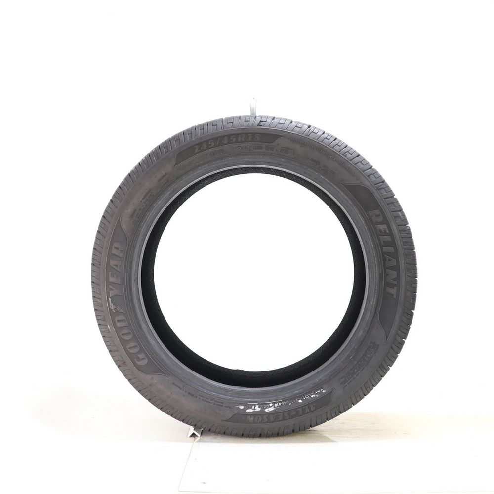 Set of (2) Used 245/45R18 Goodyear Reliant All-season 96V - 8.5-9.5/32 - Image 6
