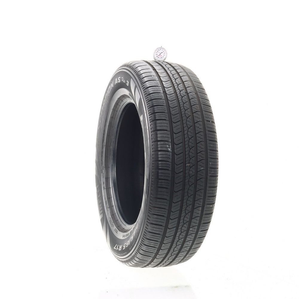 Set of (2) Used 245/65R17 Pirelli Scorpion AS Plus 3 107H - 8.5/32 - Image 1