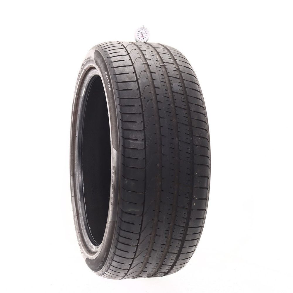 Set of (2) Used 285/40ZR22 Pirelli P Zero B1 110Y - 6-7/32 - Image 1