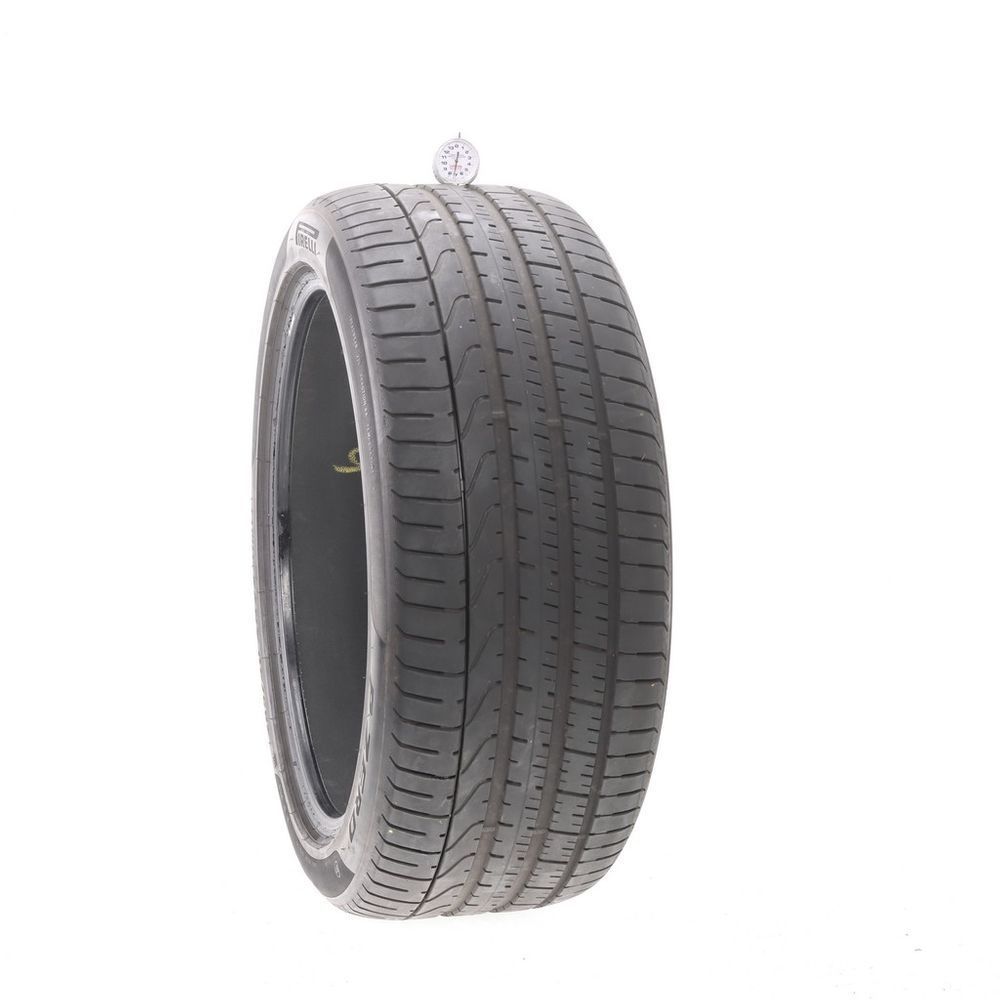 Set of (2) Used 285/40ZR22 Pirelli P Zero B1 110Y - 6-7/32 - Image 4