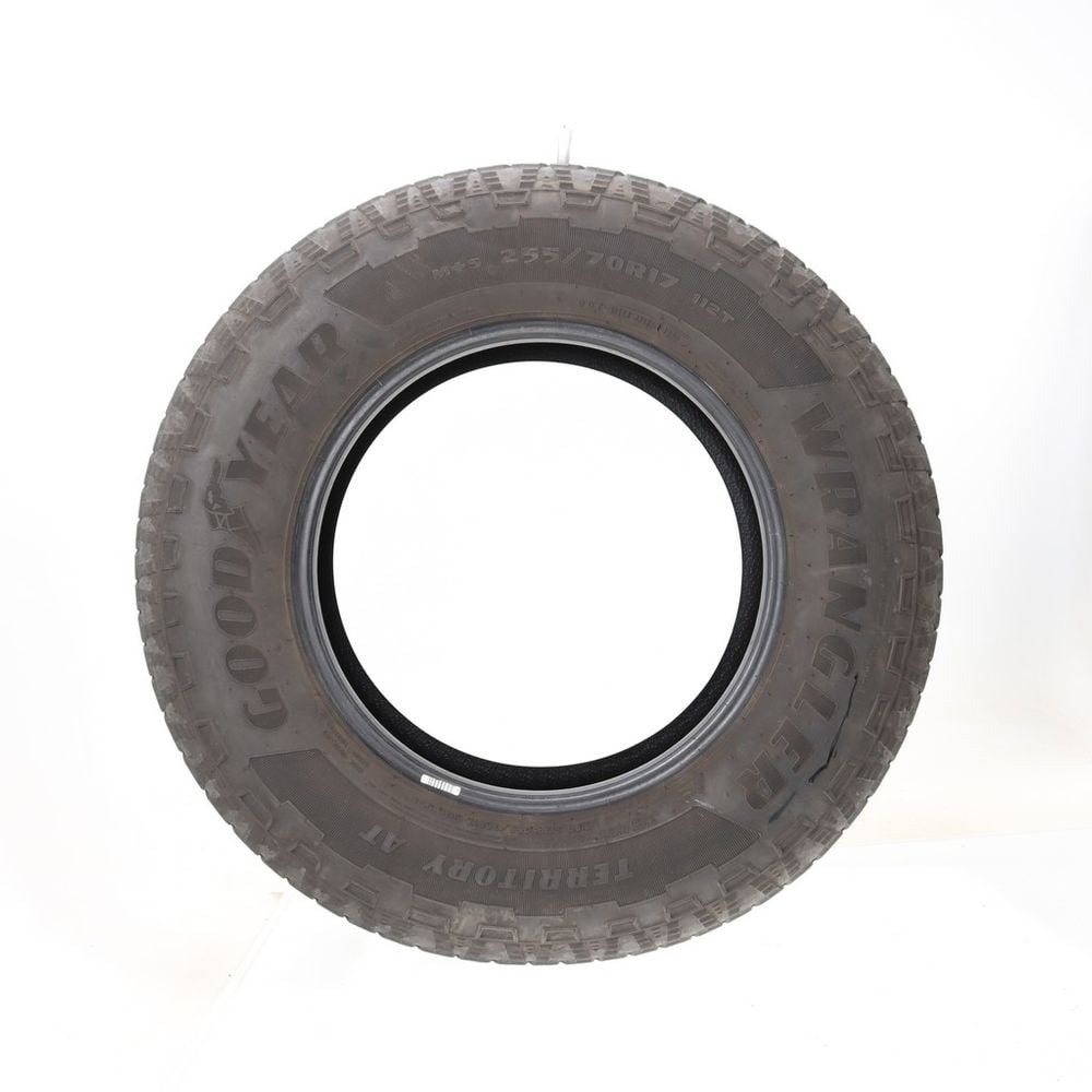 Set of (2) Used 255/70R17 Goodyear Wrangler Territory AT 112T - 8.5/32 - Image 3
