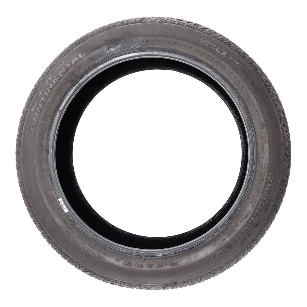 Used 265/45R20 Continental CrossContact LX Sport 104H - 9/32 - Image 3