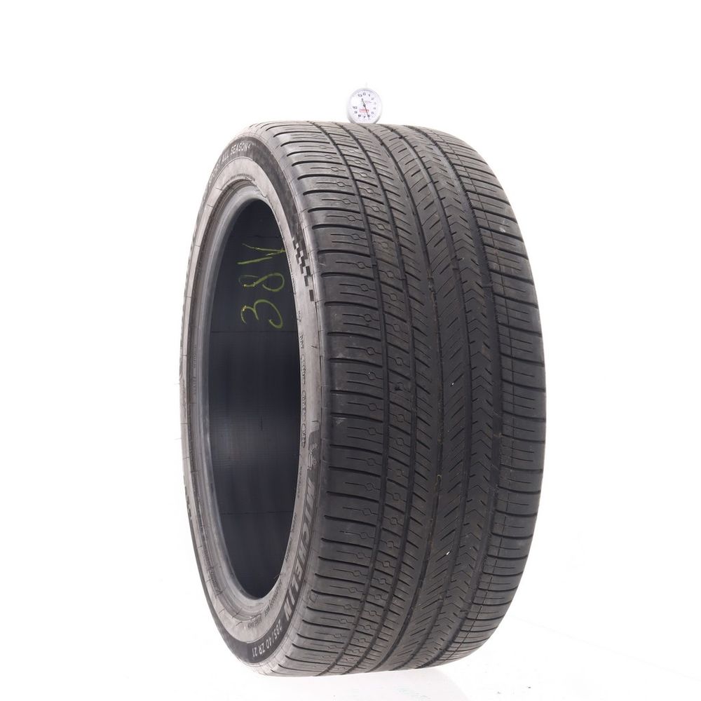 Set of (4) Used 285/40ZR21 Michelin Pilot Sport All Season 4 109Y - 6-7/32 - Image 1