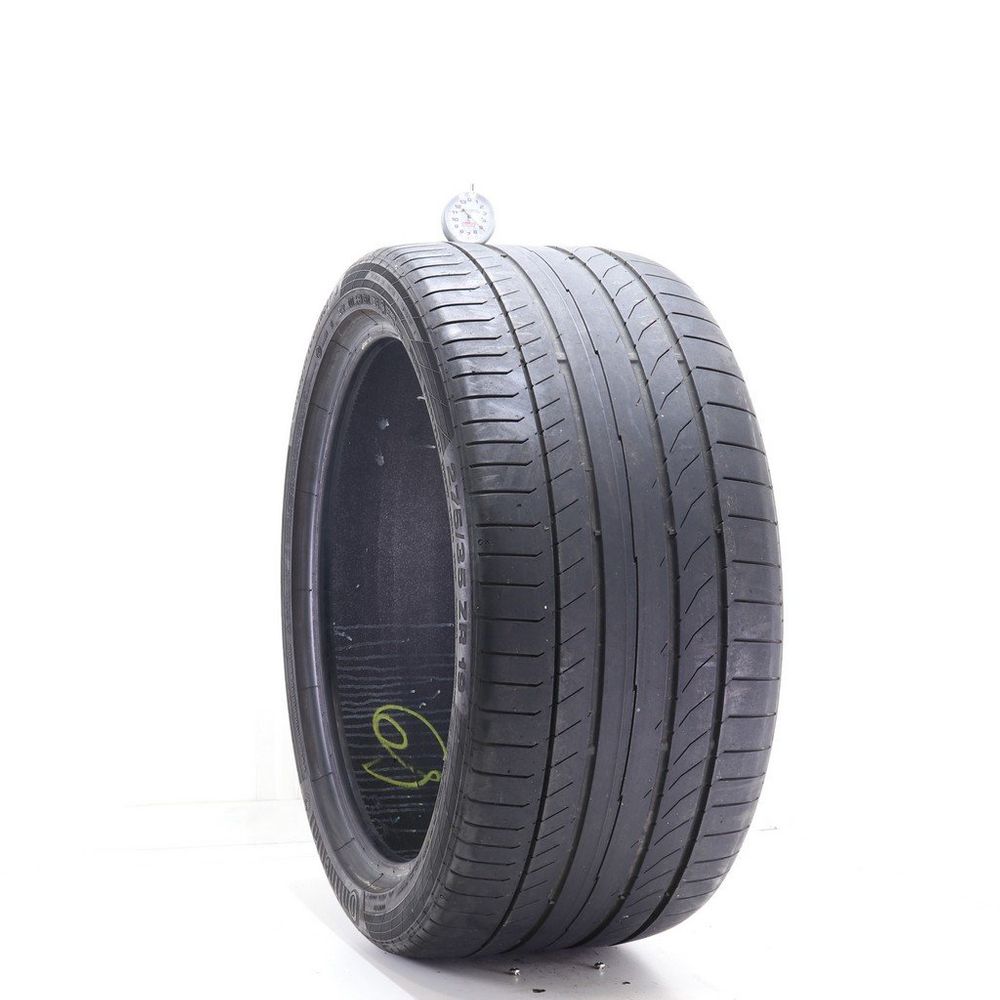 Set of (2) Used 275/35ZR19 Continental ContiSportContact 5P 100Y - 5-5.5/32 - Image 1