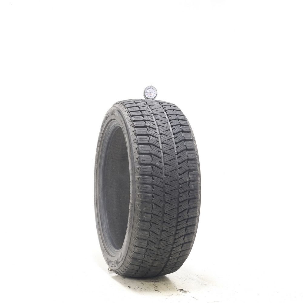 Set of (2) Used 205/50R17 Bridgestone Blizzak WS90 Studless 93H - 10/32 - Image 1