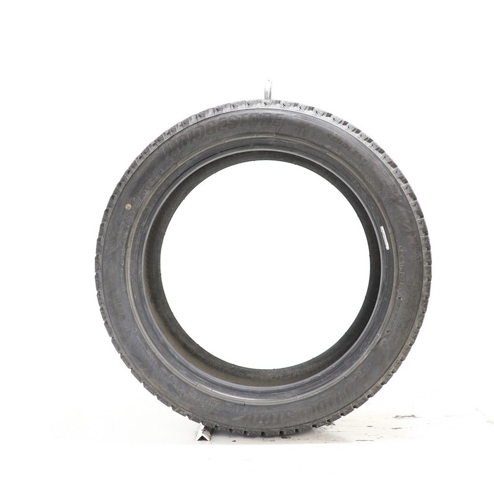 Set of (2) Used 205/50R17 Bridgestone Blizzak WS90 Studless 93H - 10/32 - Image 3