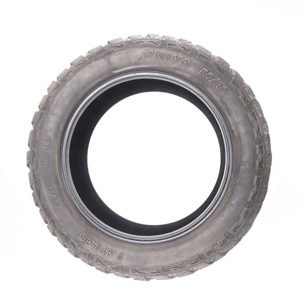 Used LT 33X12.5R20 Atlas Priva M/T 114Q E - 10.5/32 - Image 3