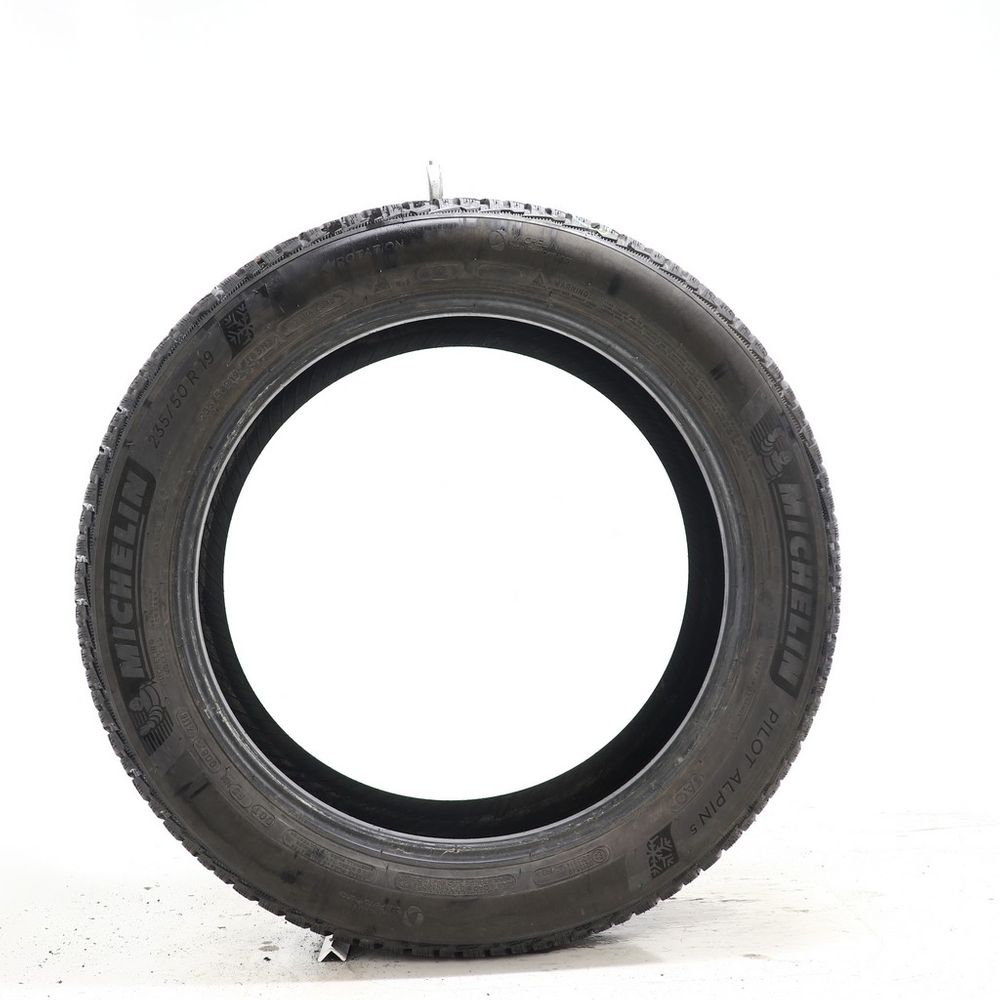 Set of (2) Used 235/50R19 Michelin Pilot Alpin 5 AO 103H - 7.5/32 - Image 3