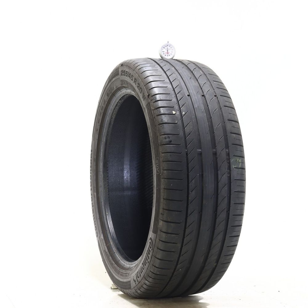 Set of (2) Used 255/45R20 Continental ContiSportContact 5 AO SUV 101W - 6.5-8/32 - Image 1