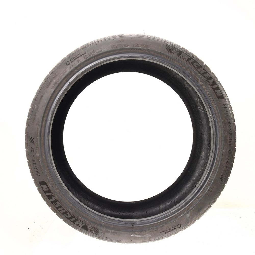 Set of (2) Used 295/35R22 Michelin Pilot Sport All Season 4 NEO 108V - 7/32 - Image 3