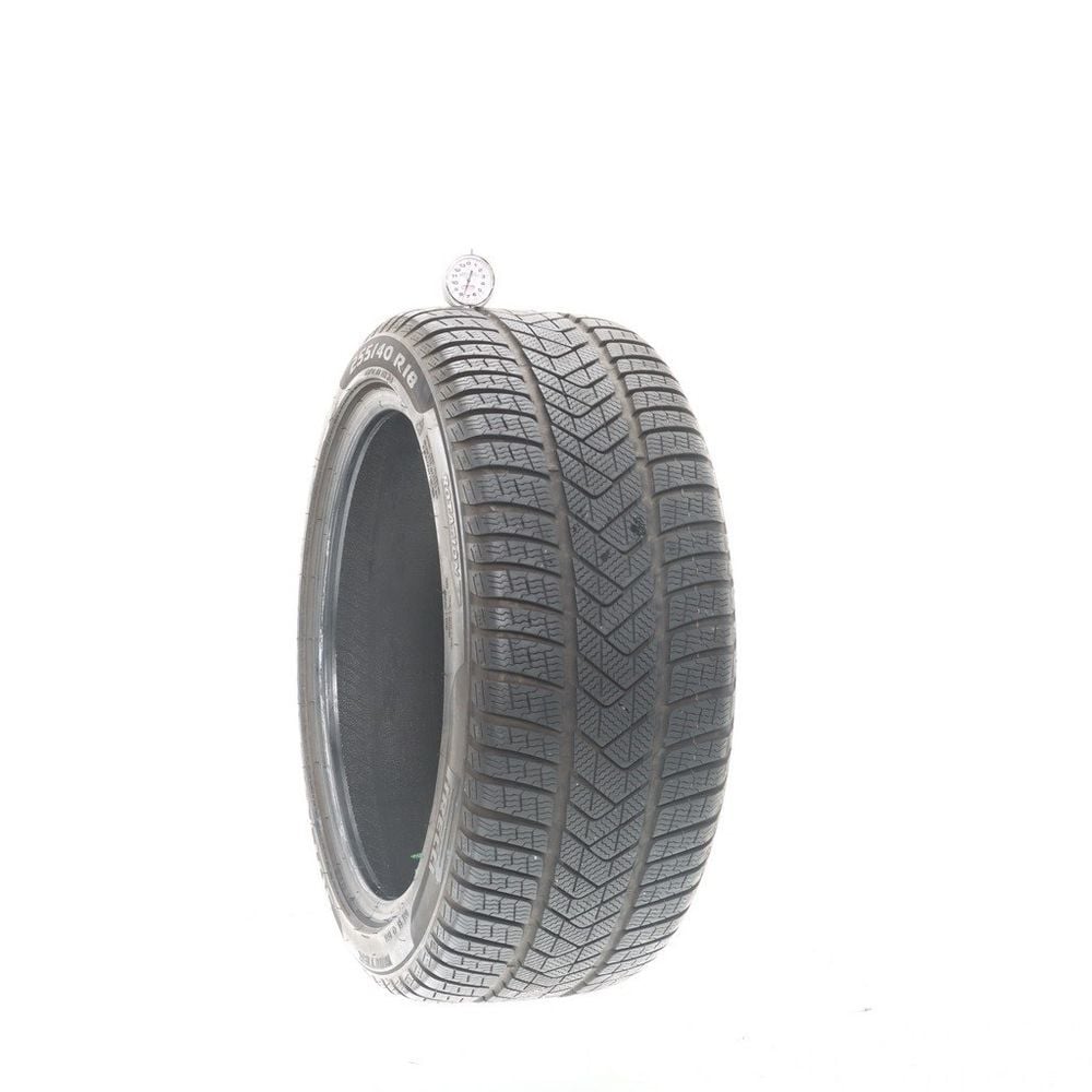 Set of (2) Used 255/40R18 Pirelli Winter Sottozero 3 AR Run Flat 95H - 7.5-9/32 - Image 1