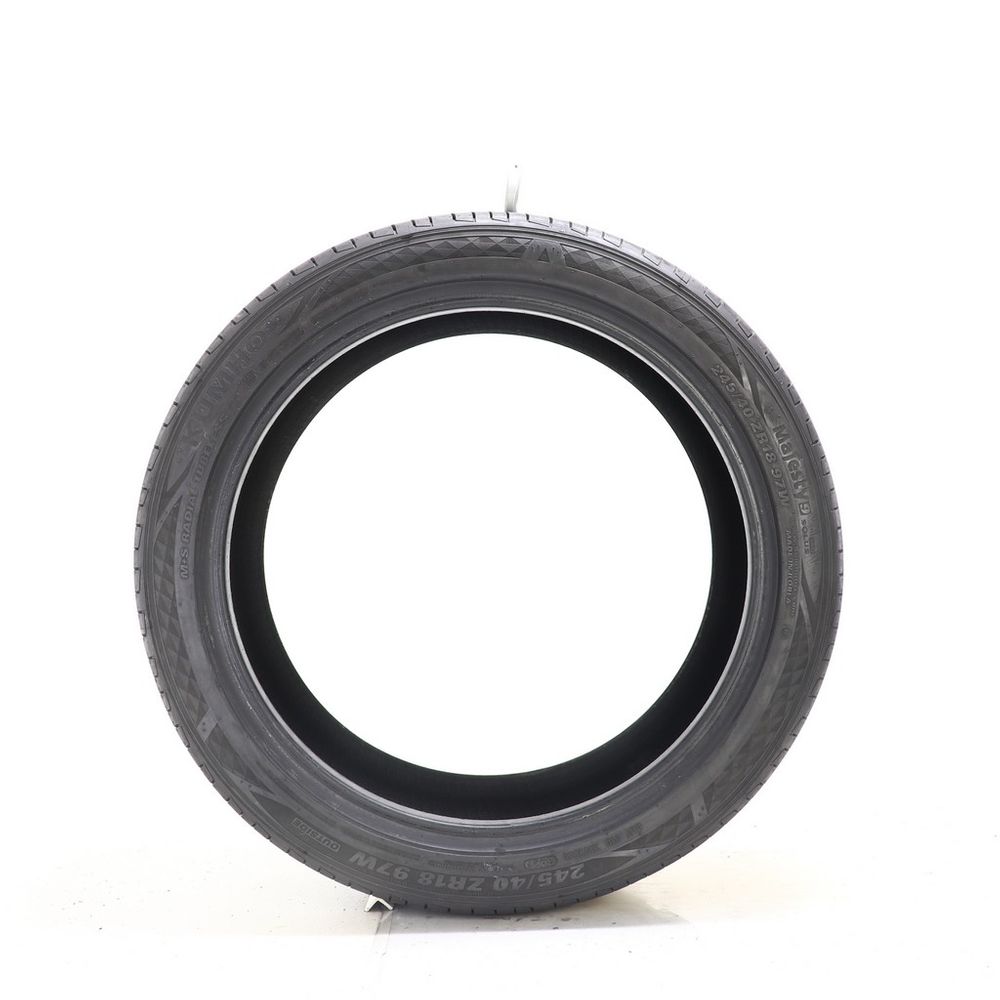 Set of (2) Used 245/40ZR18 Kumho Majesty 9 Solus TA91 97W - 9/32 - Image 3