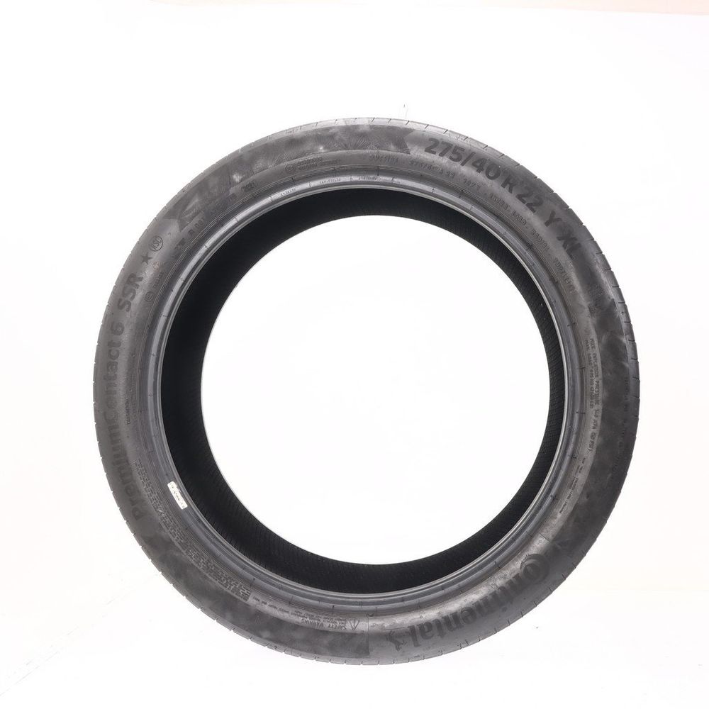 Set of (4) Used 275/40R22 Continental PremiumContact 6 SSR 107Y - 5-6/32 - Image 6