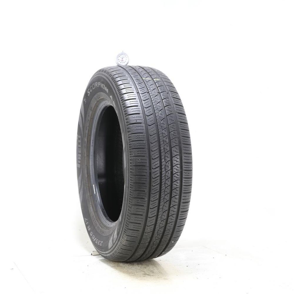 Set of (2) Used 235/65R17 Pirelli Scorpion AS Plus 3 104H - 7.5-9/32 - Image 1