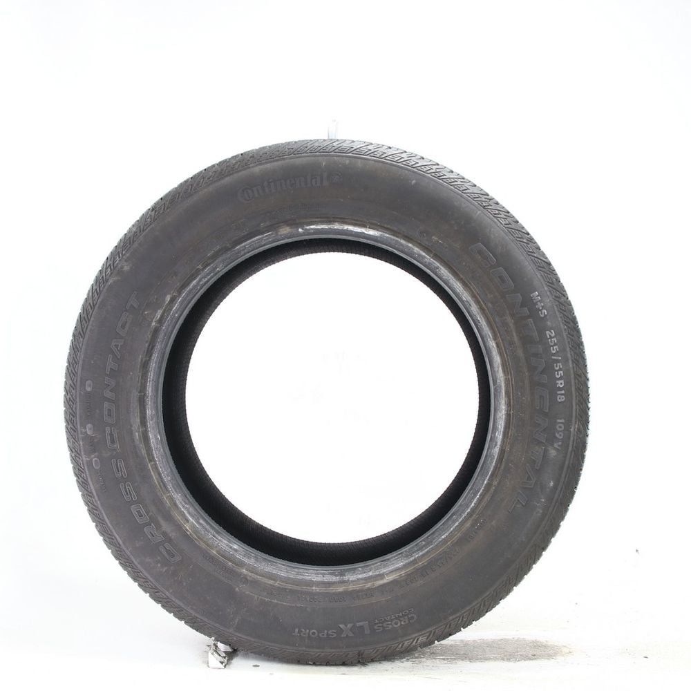 Set of (2) Used 255/55R18 Continental CrossContact LX Sport NO 109V - 7.5-8/32 - Image 6