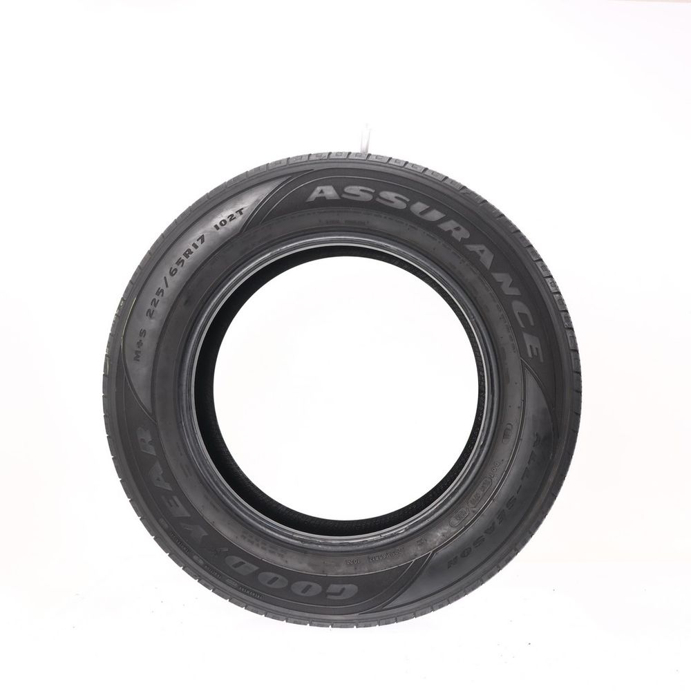Set of (2) Used 225/65R17 Goodyear Assurance All-Season 102T - 4-5/32 - Image 3
