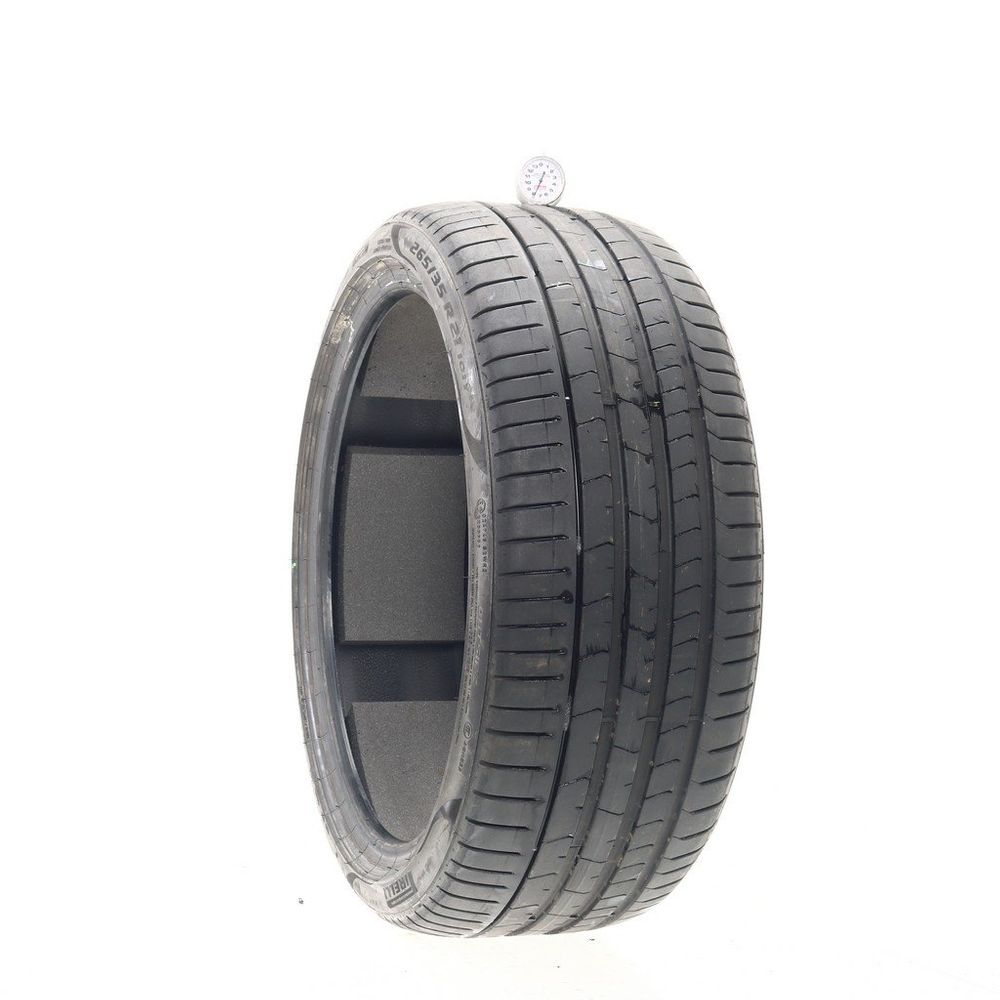 Set of (2) Used 265/35R21 Pirelli P Zero PZ4 MO-S PNCS 101Y - 7.5/32 - Image 1
