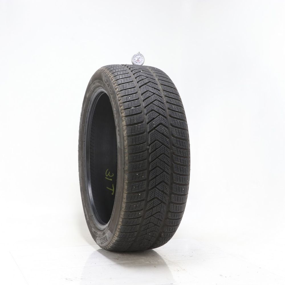 Set of (4) Used 245/45R20 Pirelli Scorpion Winter 103V - 7-8.5/32 - Image 4