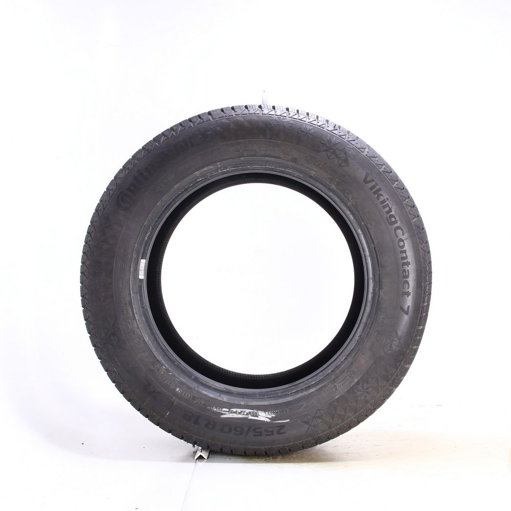 Set of (2) Used 255/60R18 Continental VikingContact 7 112T - 9.5-10/32 - Image 3
