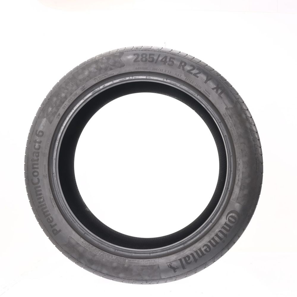 Used 285/45R22 Continental PremiumContact 6 MO-S ContiSilent 114Y - 6.5/32 - Image 3