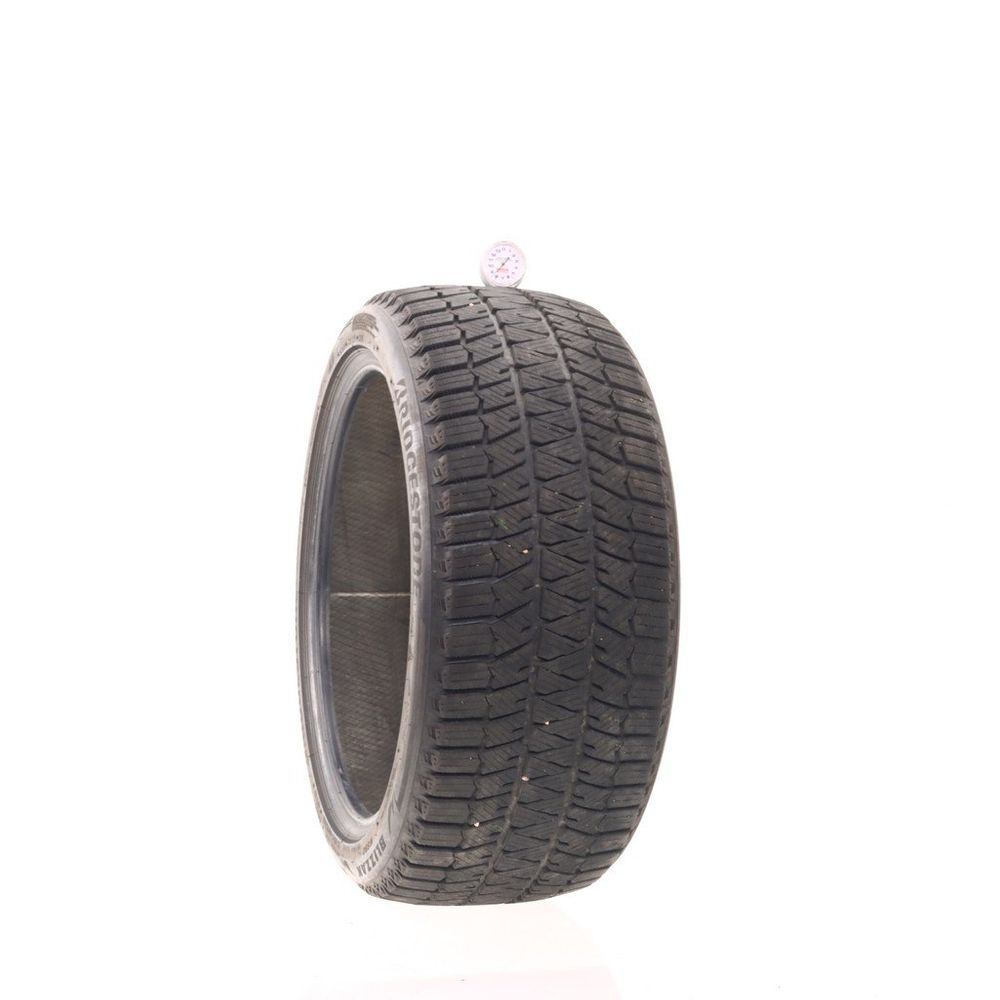 Set of (2) Used 245/40R18 Bridgestone Blizzak WS90 Studless 97H - 8.5-10/32 - Image 1