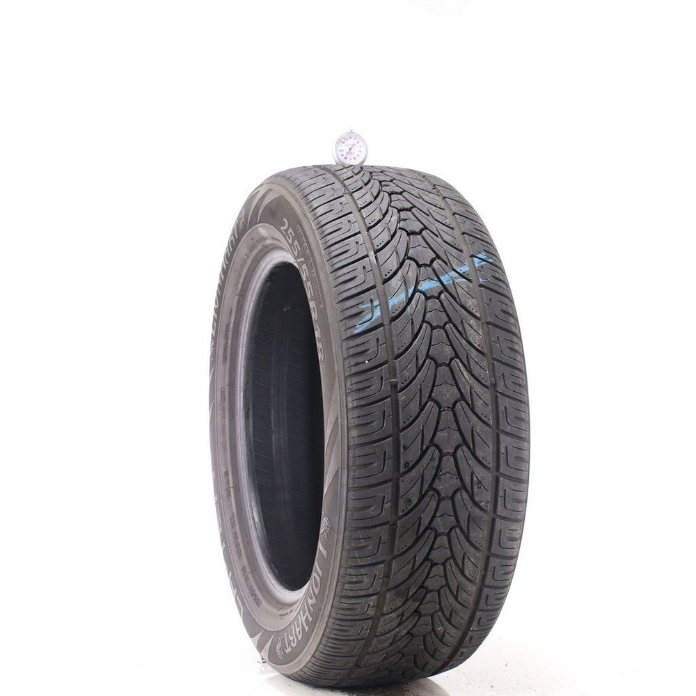Set of (2) Used 255/55ZR18 Lionhart LH-Ten 109W - 8/32 - Image 1
