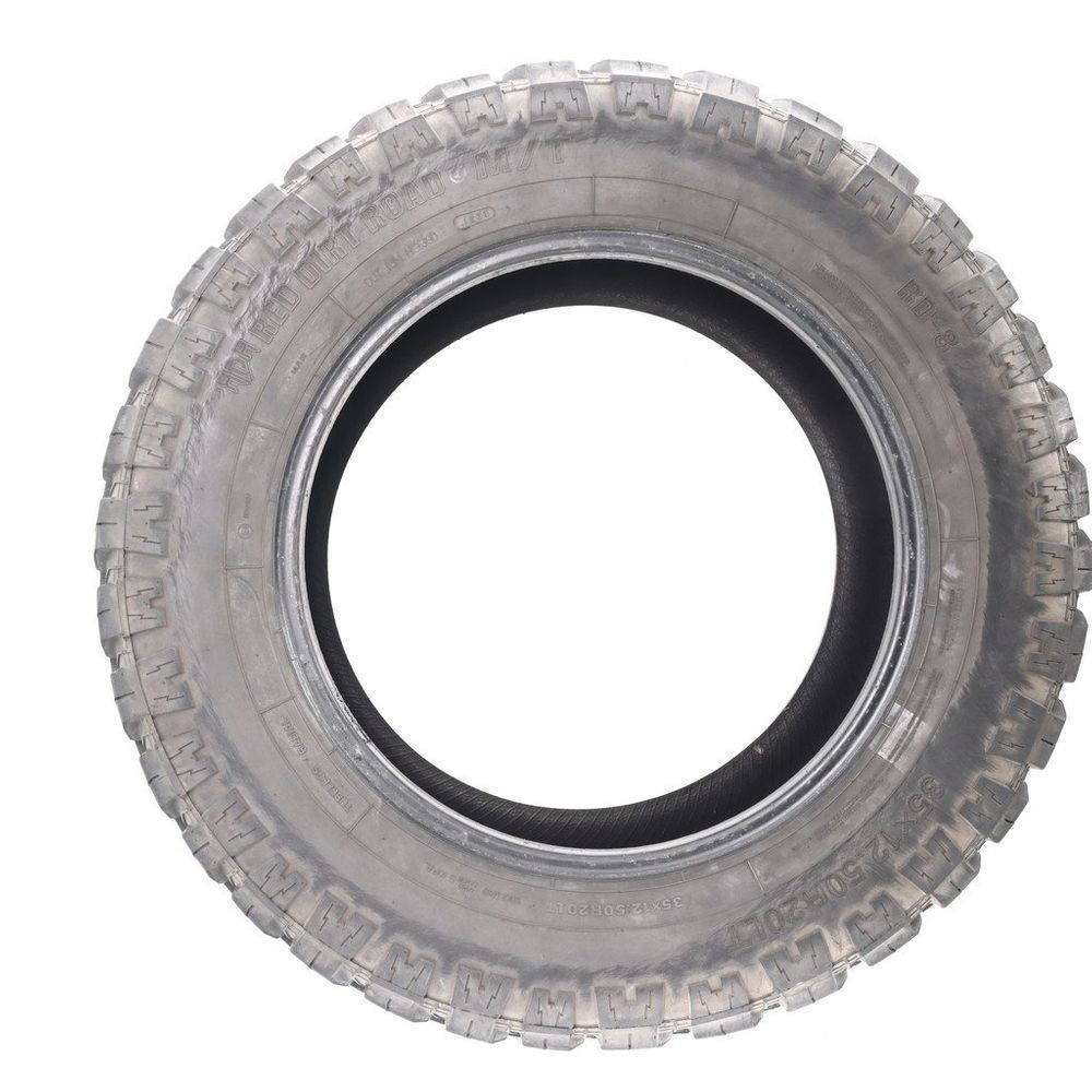 Set of (2) Used LT 35X12.5R20 Red Dirt Road RD-8 M/T 121Q E - 14/32 - Image 3