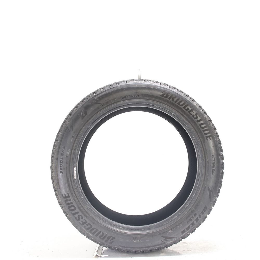 Set of (2) Used 225/50R17 Bridgestone Blizzak WS90 Studless 94H - 8-8.5/32 - Image 3