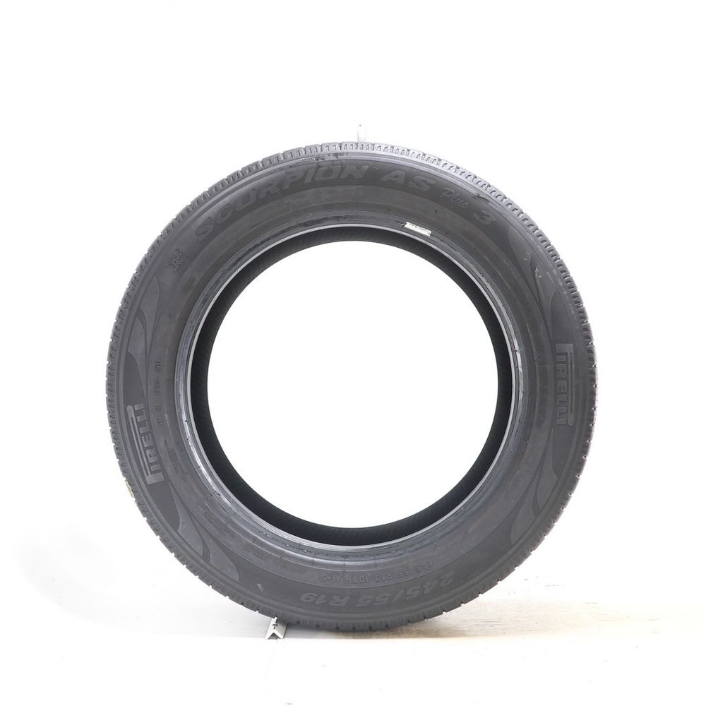 Set of (2) Used 245/55R19 Pirelli Scorpion AS Plus 3 107H - 8.5-9/32 - Image 6