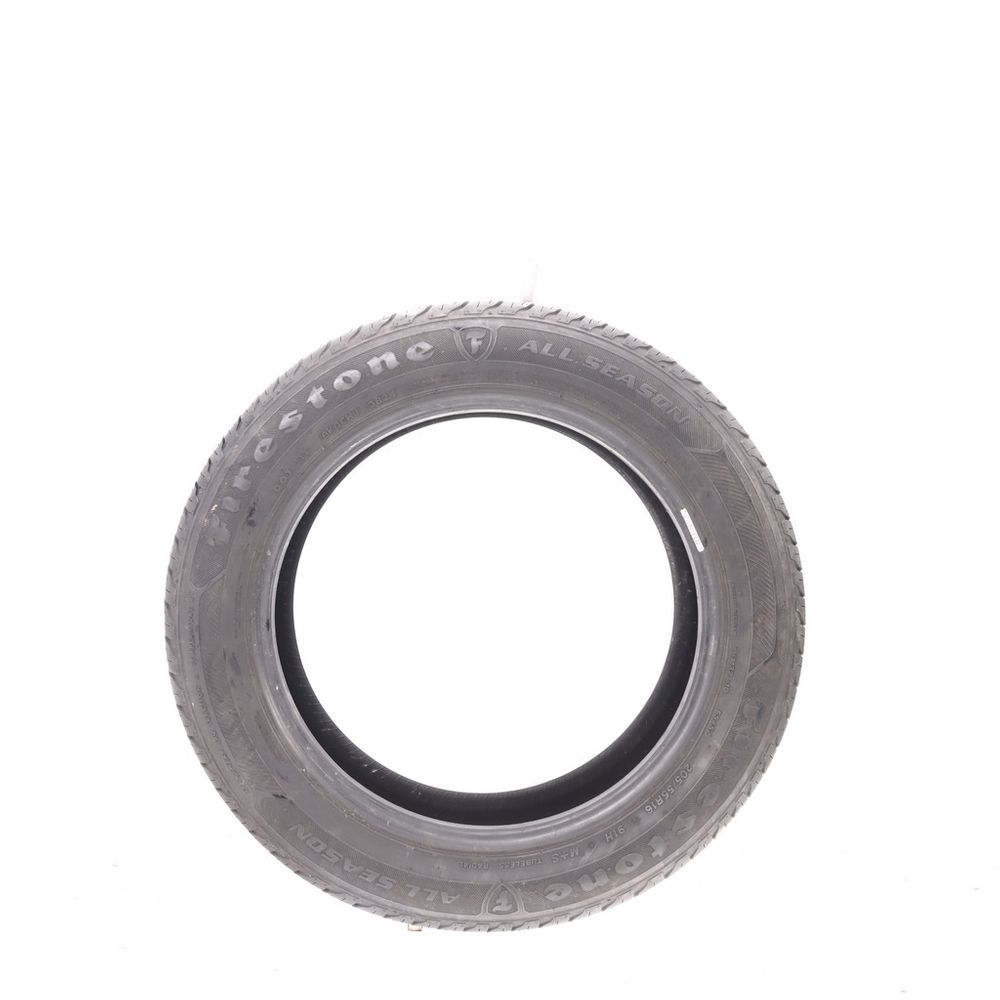 Set of (2) Used 205/55R16 Firestone All Season (Firestone) 91H - 5.5-6/32 - Image 3