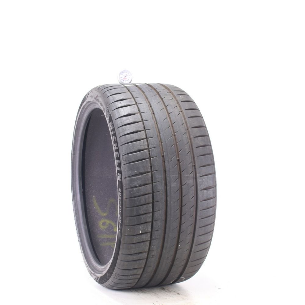 Used 295/30ZR21 Michelin Pilot Sport 4 S T1 Acoustic 102Y - 8.5/32 - Image 1