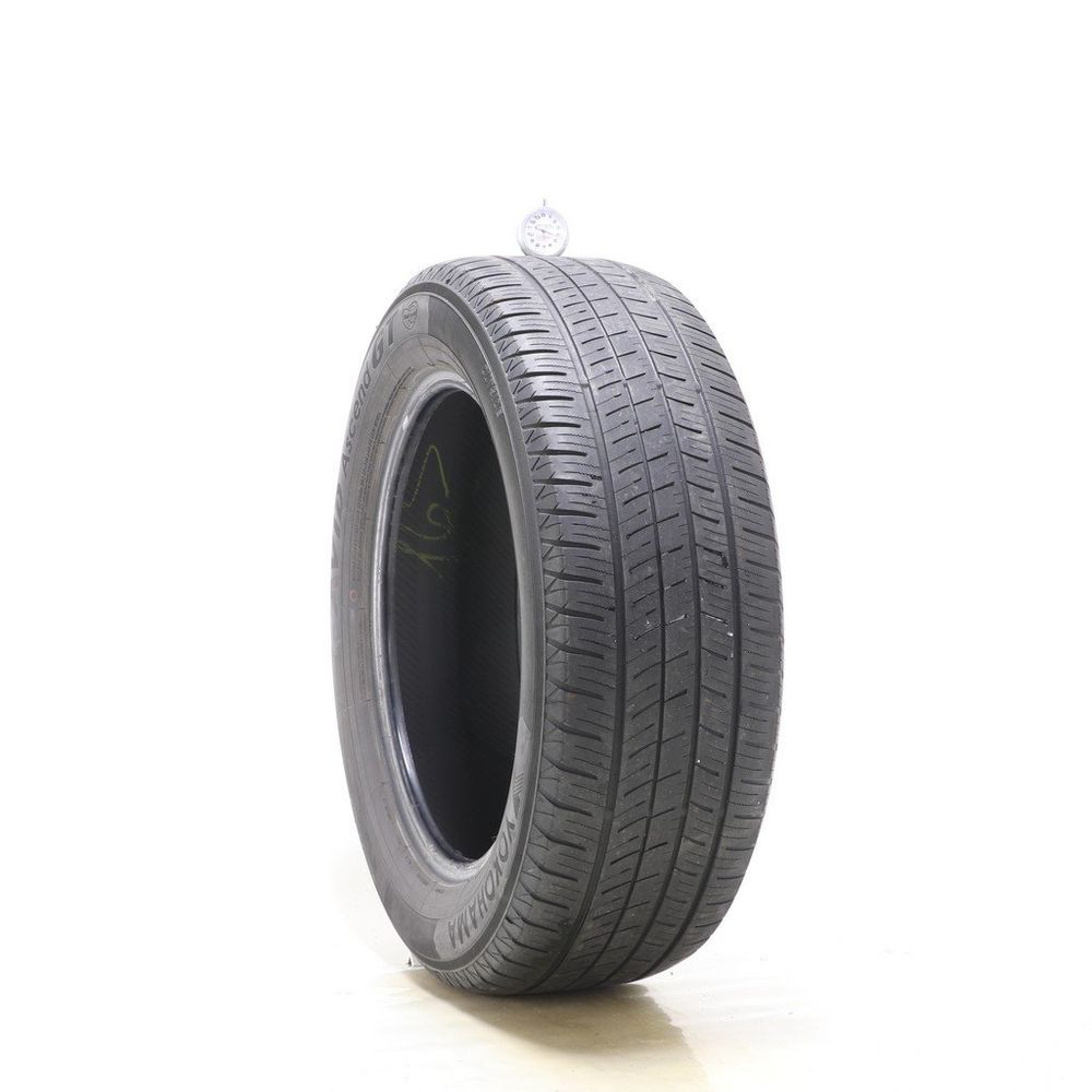 Set of (2) Used 225/60R18 Yokohama Avid Ascend GT 100H - 4-5/32 - Image 1