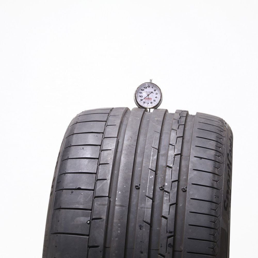 Set of (2) Used 285/35R22 Continental SportContact 6 TO ContiSilent 106Y - 8.5/32 - Image 2