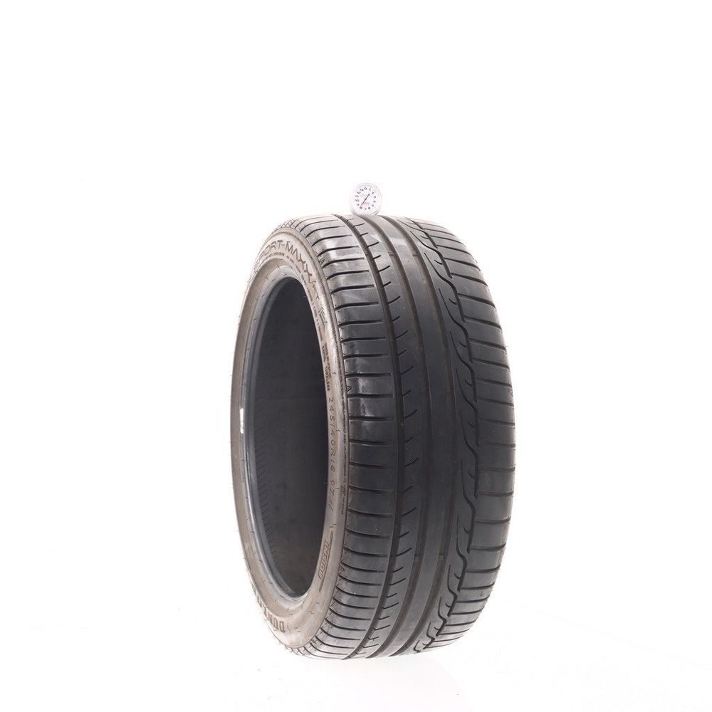 Set of (4) Used 245/40R18 Dunlop Sport Maxx RT 97W - 8/32 - Image 1