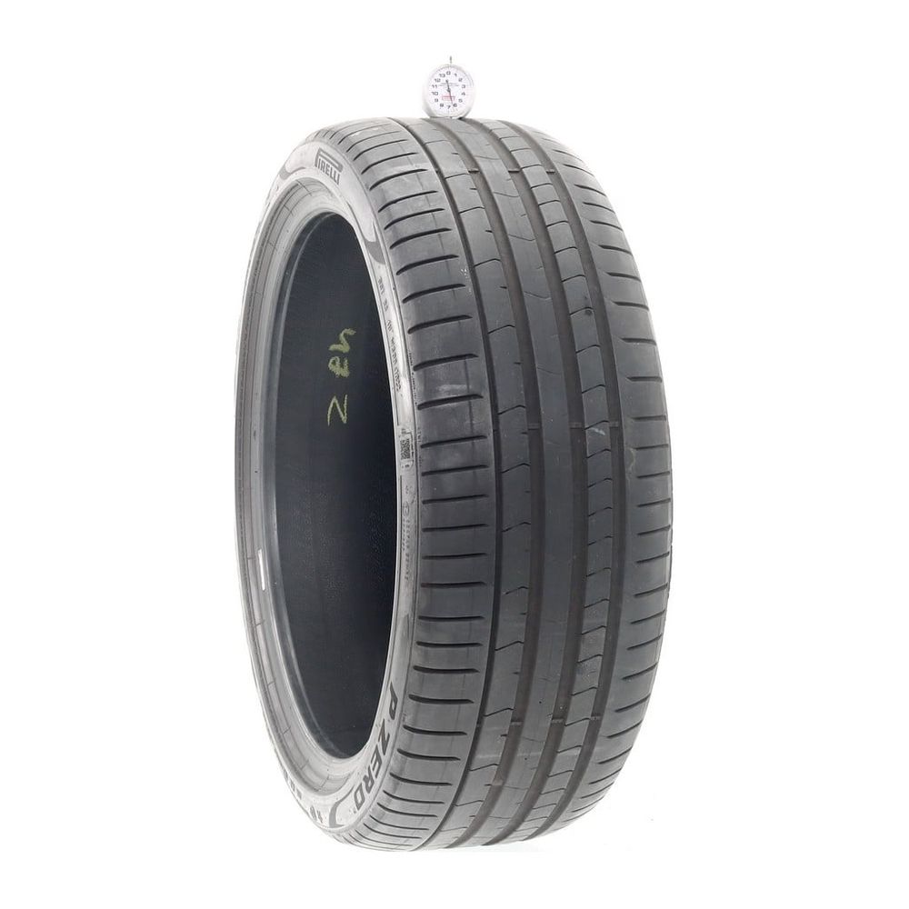 Set of (2) Used 225/40R19 Pirelli P Zero PZ4 Run Flat 93Y - 6.5-7/32 - Image 1