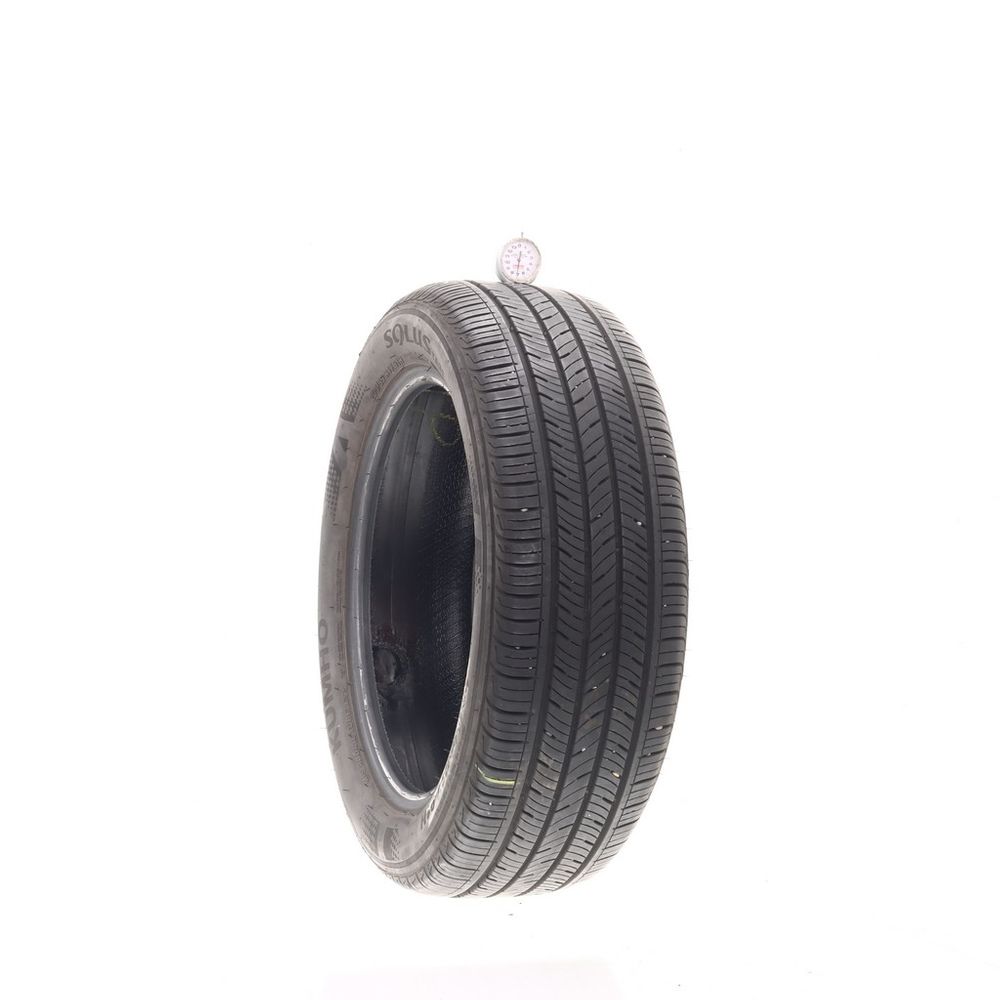 Set of (2) Used 205/55R17 Kumho Solus TA31 91H - 7/32 - Image 1