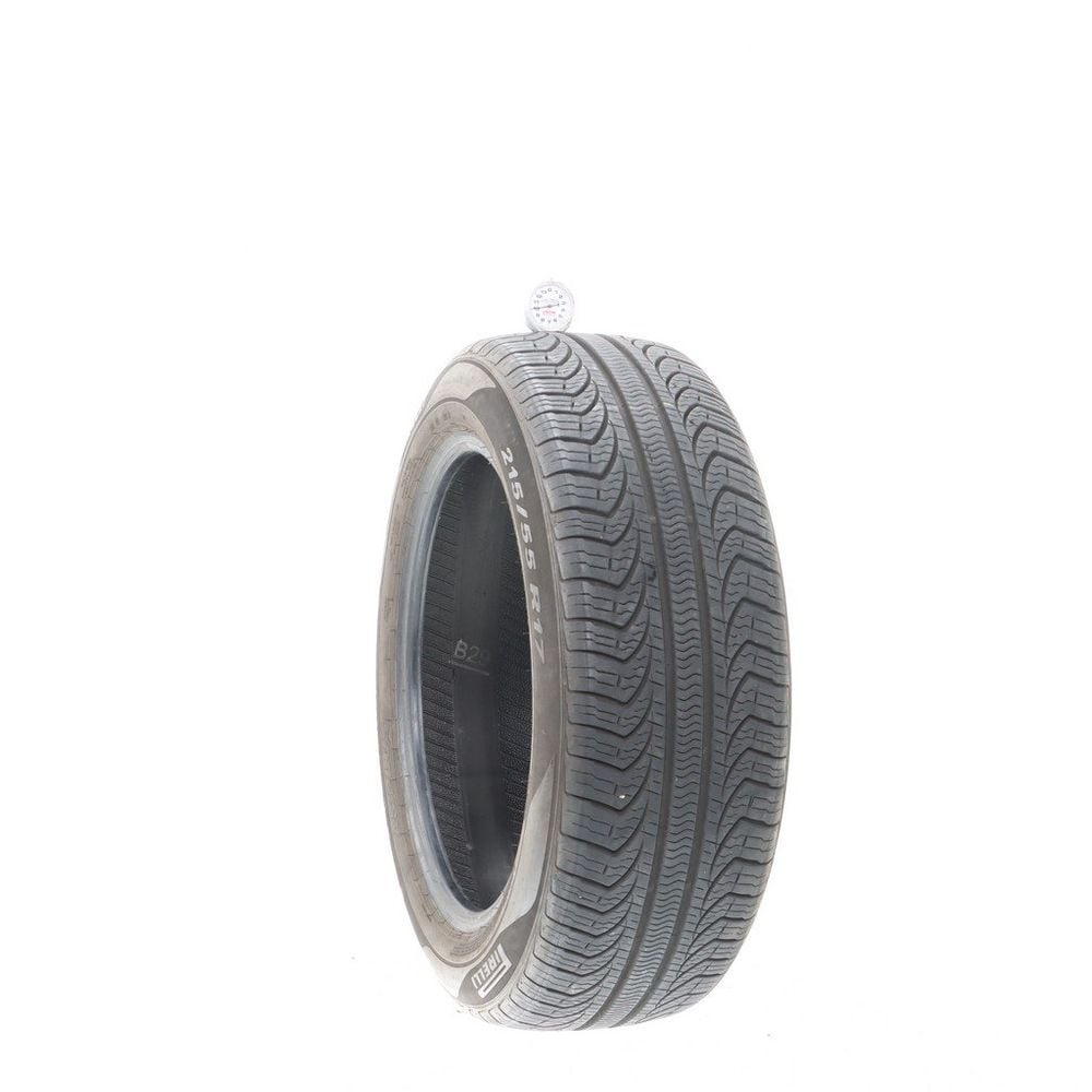 Set of (4) Used 215/55R17 Pirelli P4 Persist AS Plus 94V - 10-10.5/32 - Image 1