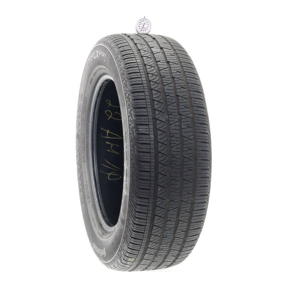 Set of (2) Used 235/60R18 Continental CrossContact LX Sport SSR MOE 103H - 7.5-8.5/32 - Image 1