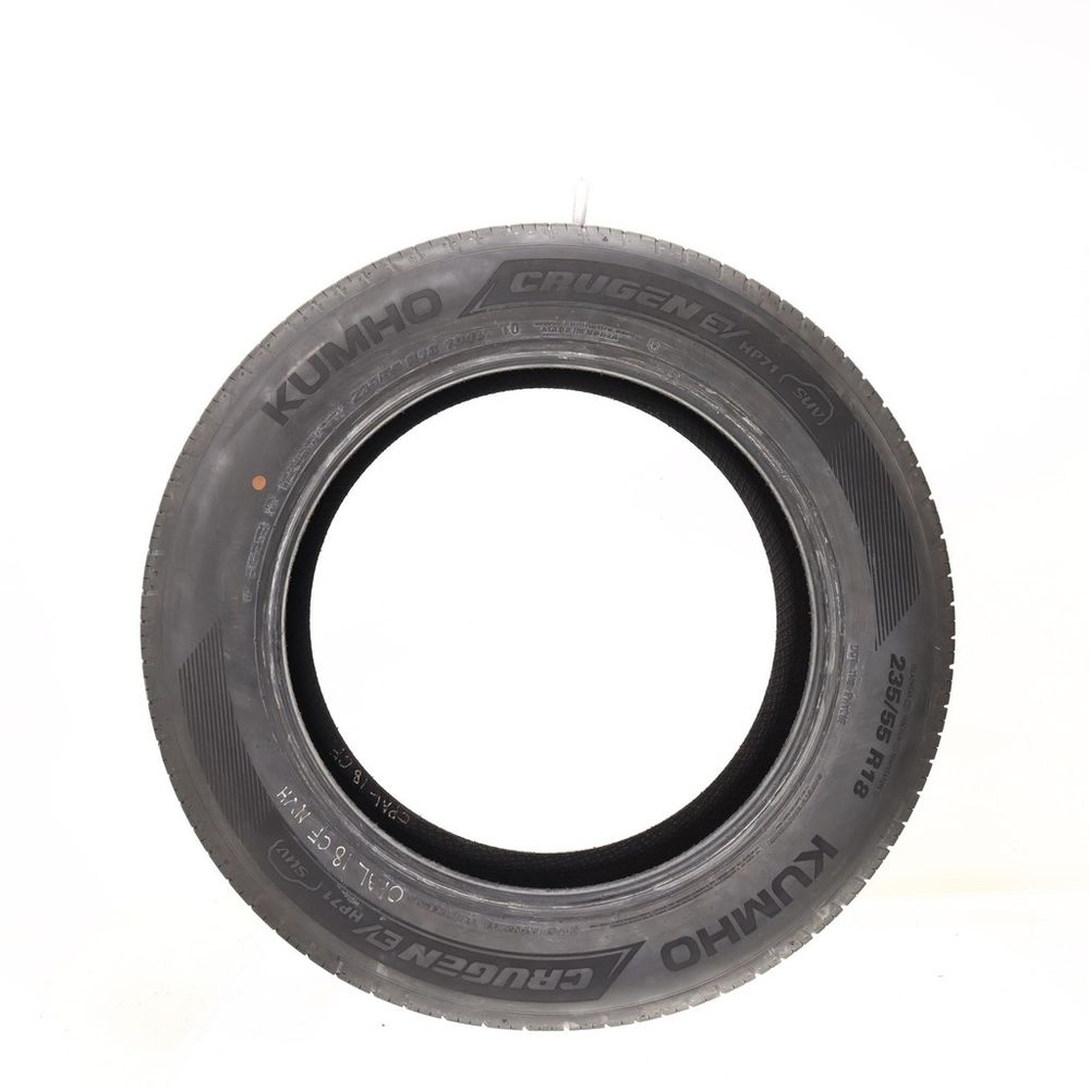 Set of (2) Used 235/55R18 Kumho Crugen EV HP71 SUV TO 104V - 8-8.5/32 - Image 3