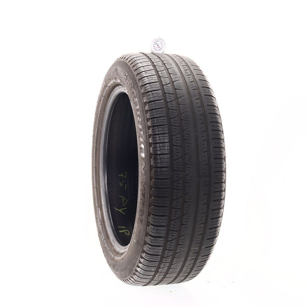 Set of (4) Used 235/55R19 Pirelli Scorpion Verde MOE Run Flat 101H - 5/32 - Image 1