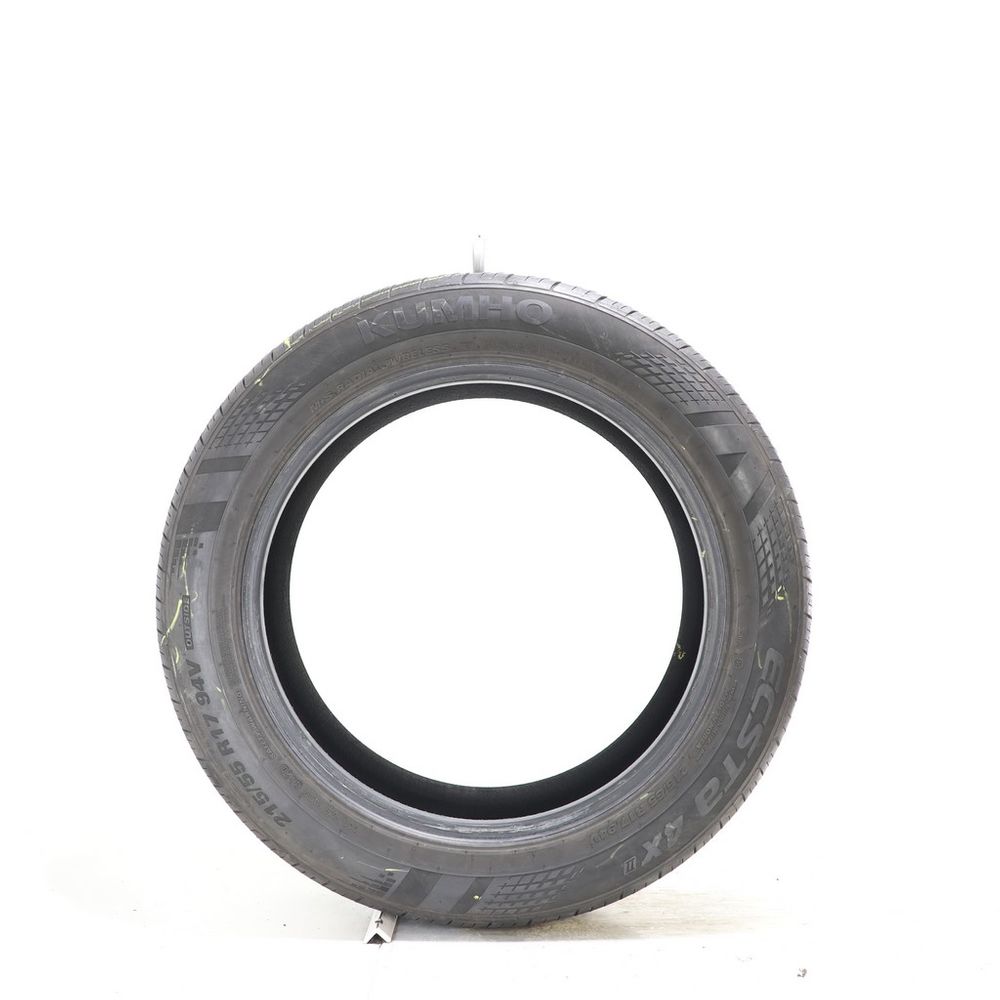 Set of (2) Used 215/55R17 Kumho Ecsta 4X II 94V - 8.5-9/32 - Image 3