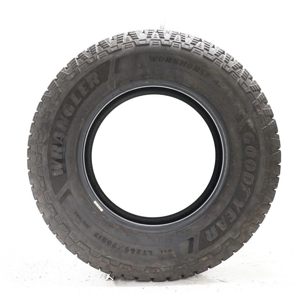 Set of (2) Used LT 265/70R17 Goodyear Wrangler Workhorse AT 121/118S E - 12-12.5/32 - Image 3
