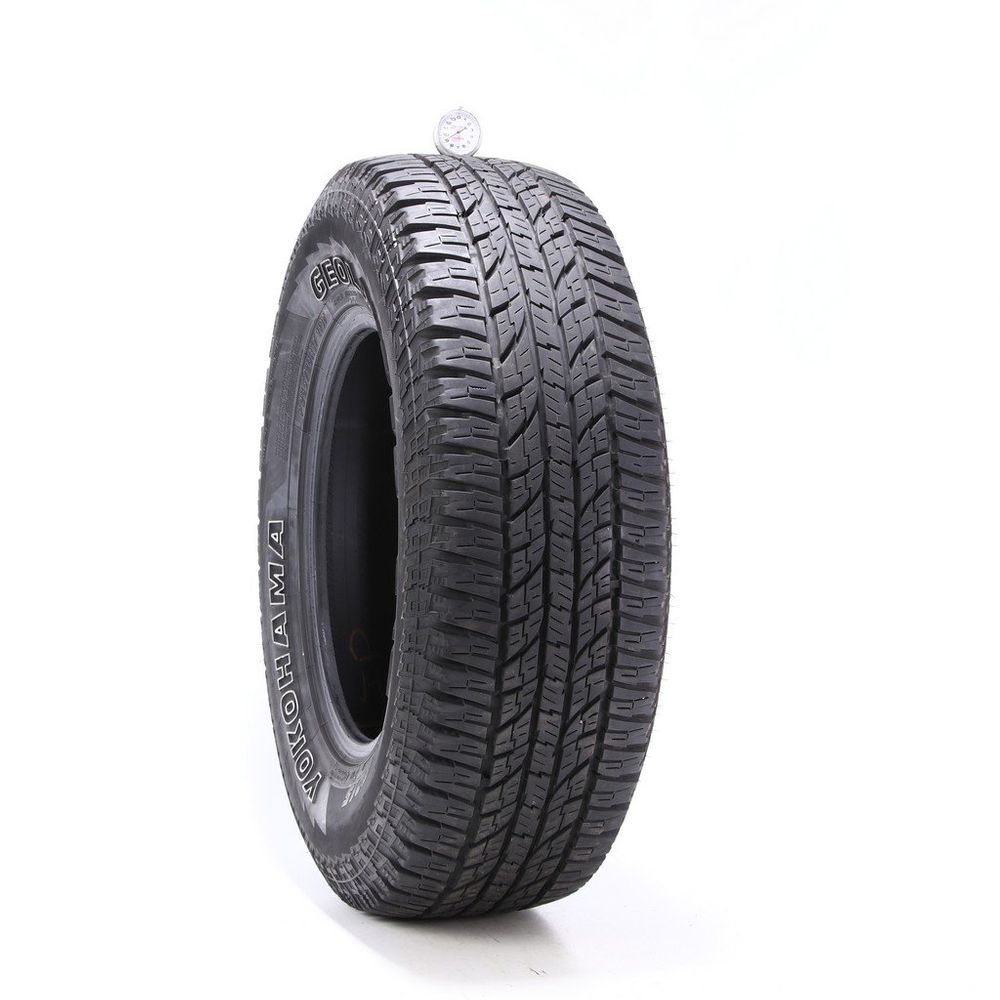 Set of (2) Used 265/70R17 Yokohama Geolandar A/T G015 113T - 9-10/32 - Image 1