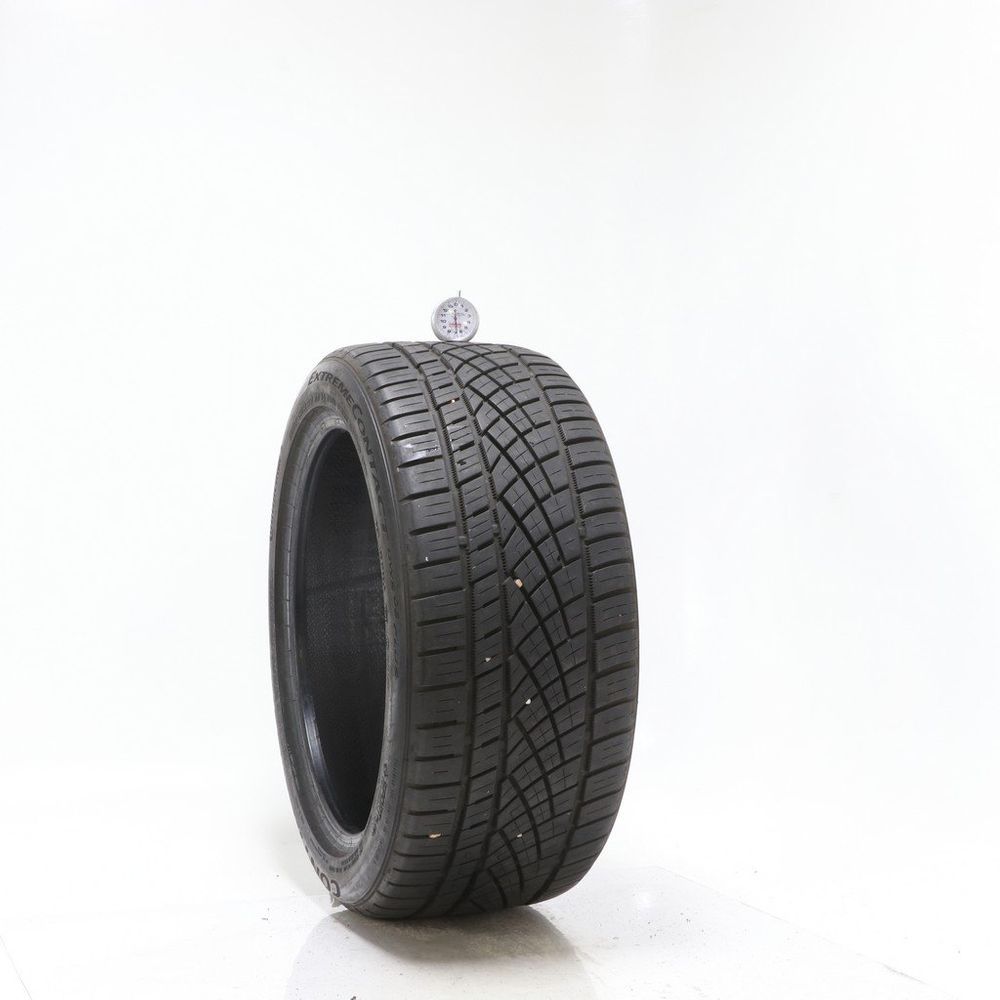 Set of (2) Used 245/40ZR17 Continental ExtremeContact DWS06 Plus 91W - 6.5-7/32 - Image 1