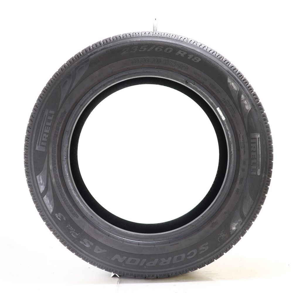 Set of (2) Used 235/60R18 Pirelli Scorpion AS Plus 3 107V - 5.5/32 - Image 3